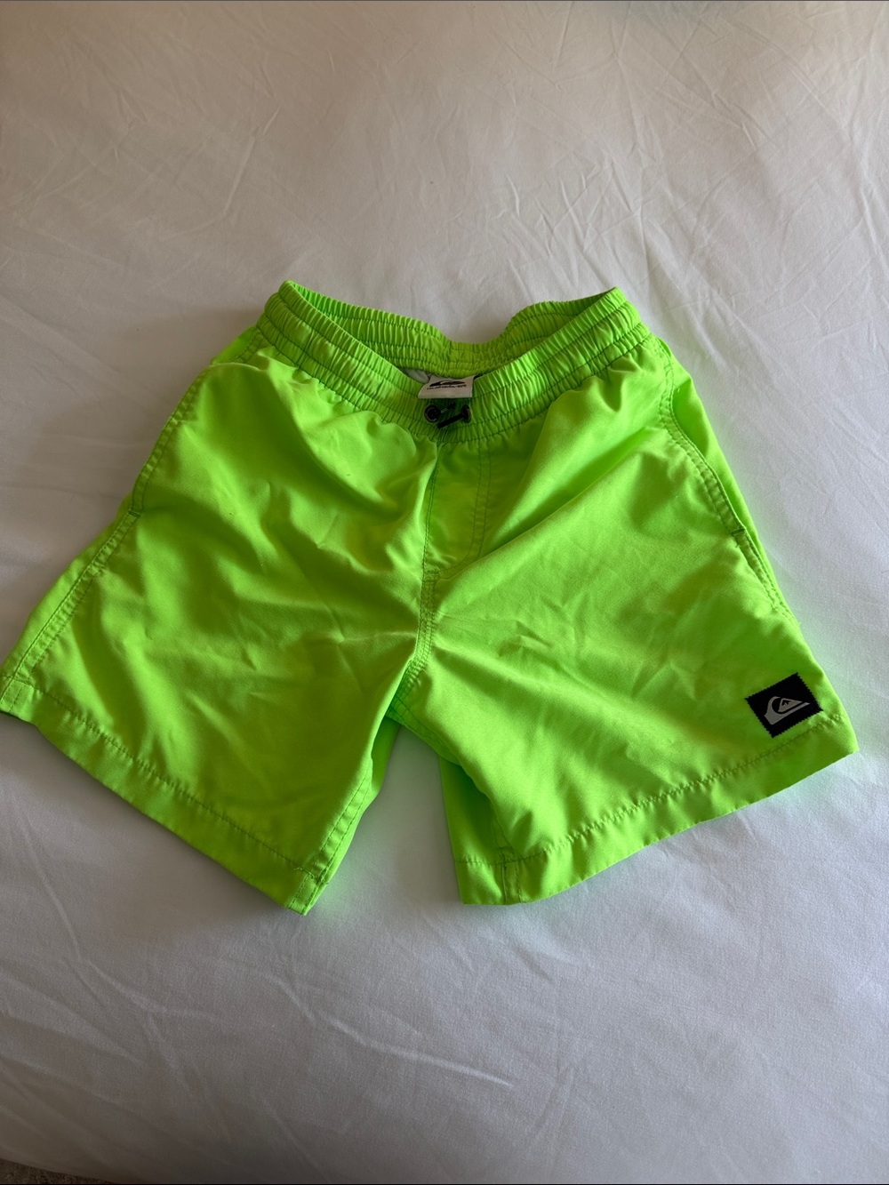 Quiksilver Bright Neon Green Boys Swim Shorts